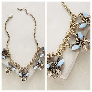 {Anthro} Apiculture Bib necklace